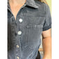 Black Denim Romper