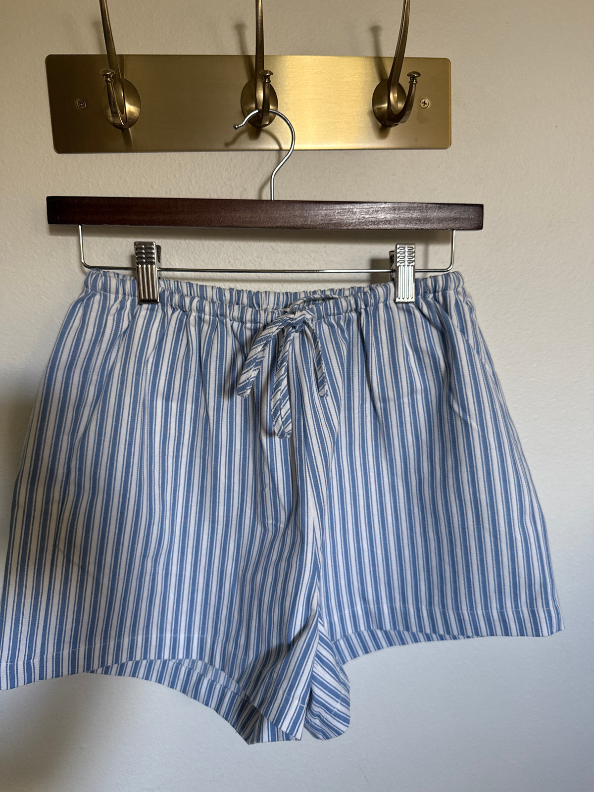 Stripe Drawstring Shorts