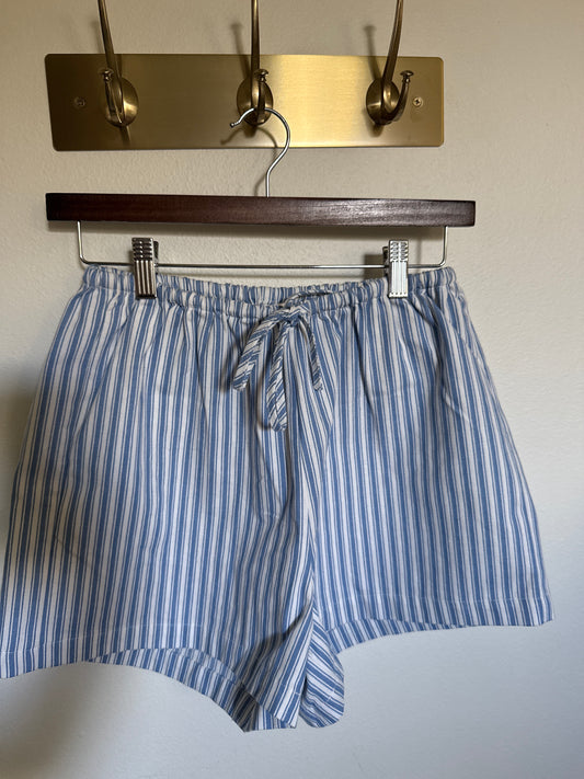 Stripe Drawstring Shorts