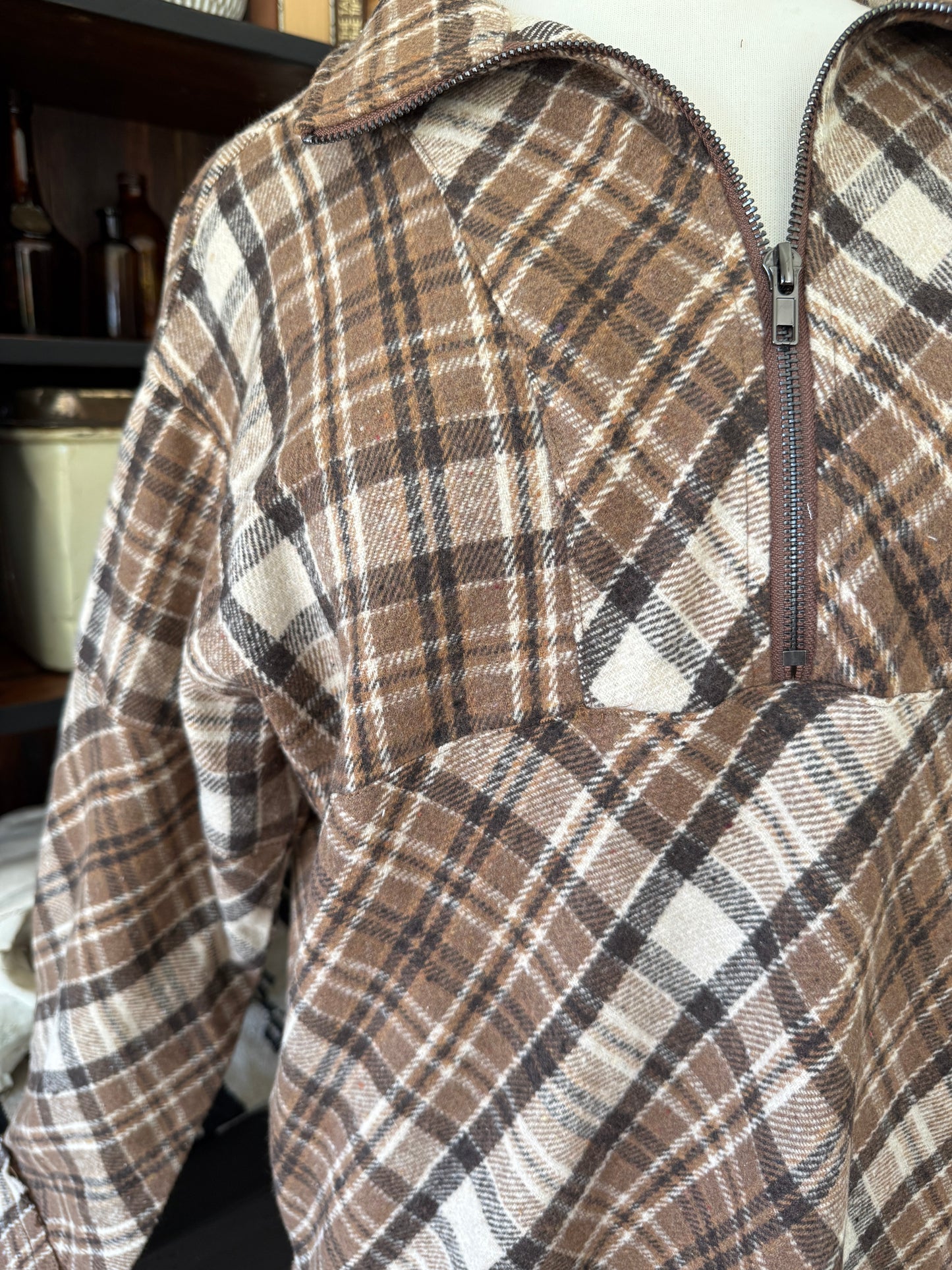 Mya Plaid Pullover