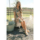 Abstract Print Dress