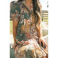 Abstract Print Dress
