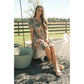 Abstract Print Dress